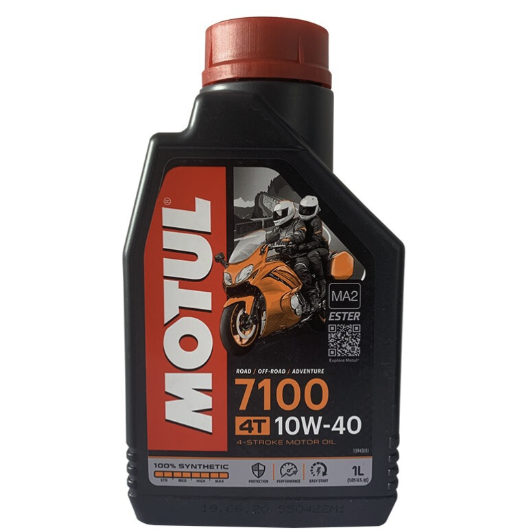 MOTUL 摩特 7100 10W-40 SN级 全合成机油 摩托车机油 1L