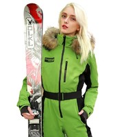 RUNNING RIVER 奔流 女子连体滑雪服 N9470-540 绿色 S