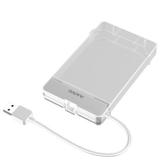 MAIWO 麦沃 2.5英寸 SATA硬盘盒 USB 3.0 USB 透视白 K104