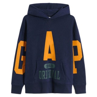 Gap 盖璞  男士连帽卫衣 737175 深蓝色 XS