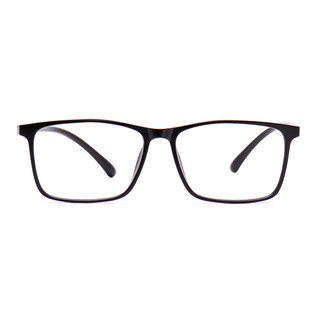 目匠 218 磨砂黑TR90眼镜框+1.56折射率 防蓝光眼镜