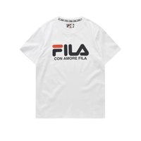 FILA 斐乐 FUSION系列 中性运动T恤 T51M019150F-WT 白色 L