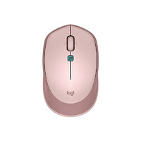 logitech 罗技 VOICE M380 2.4G无线鼠标 1000DPI 茱萸粉