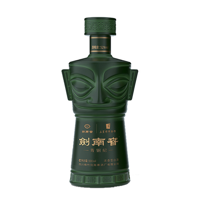 剑南春青铜纪三星堆博物馆联名52%vol 浓香型白酒500ml 礼盒装
