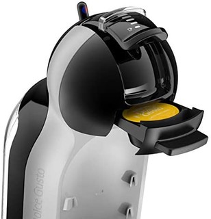 De’Longhi 德龙 NescaféDolce Gusto Mini Me单份胶囊咖啡机入门套件，包括星巴克咖啡，EDG155.BG，黑色和灰色