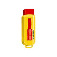 STAEDTLER 施德楼 525PS1S 伸缩可推式橡皮擦 黄红 单块