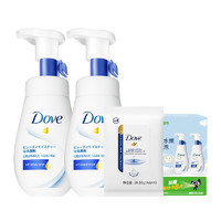 88VIP：Dove 多芬 水润修护洁面慕斯洗面奶160ml*2 30g*2