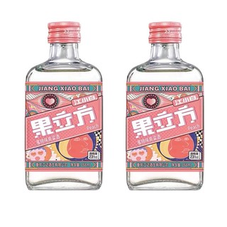 江小白 果立方 高粱酒 蜜桃味 168ml*2瓶