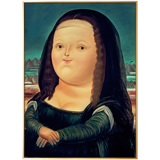 海龙红 费尔南多·博特罗《蒙娜丽莎》43x60cm