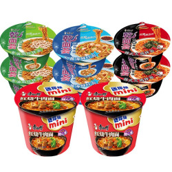 康师傅泡面_康师傅 乾面荟混合口味方便面 8盒多少钱-什么值得买