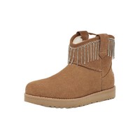 UGG Classic Novelty经典新奇系列 女士短筒雪地靴 1127454 栗色 38