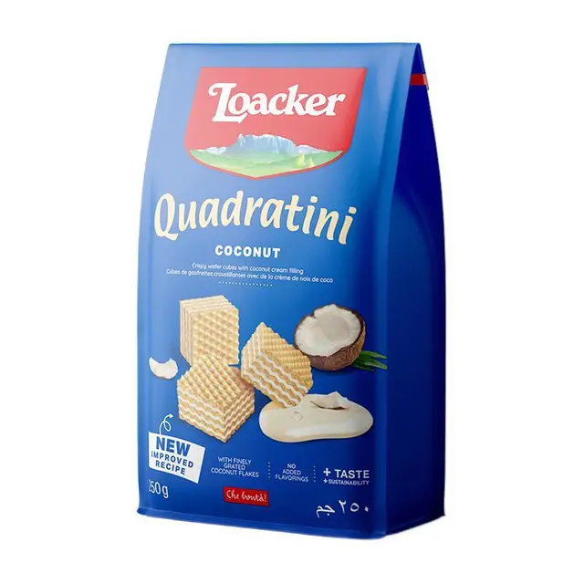 Loacker 莱家 粒粒装威化饼干 椰子味