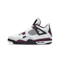 AIR JORDAN 正代系列 Air Jordan 4 巴黎圣日耳曼联名款 女子篮球鞋 CZ6509-100 酒红 37.5