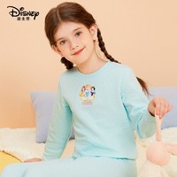 Disney 迪士尼 暖棉女童儿童圆领长袖内衣套装 *3件