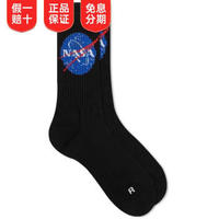 巴黎世家Balenciaga 袜子男士奢侈品NASA Space 袜子 Black Large