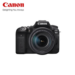 Canon 佳能 EOS 90D 18-135 F/3.5-5.6 IS USM 单反相机 中端家用 自拍 vlog相机 酷玩旅游套装