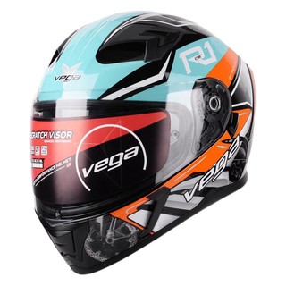 VEGA SA-39 摩托车头盔 全盔 R1 橙花 L码