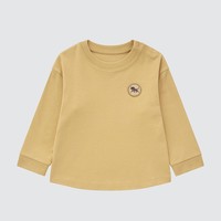 UNIQLO 优衣库 初秋新品 婴幼儿 柔软圆领T恤(长袖) 439057