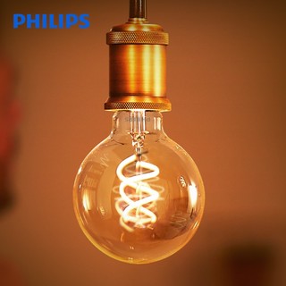 PHILIPS 飞利浦 LED灯泡复古节能灯泡E27大螺口家用钨丝氛围灯 5.5W球泡 929002224010