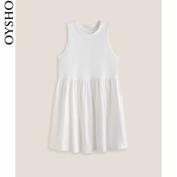 OYSHO 新品特惠 Oysho 无袖显瘦小个子连衣裙裙子女夏季 30780190250