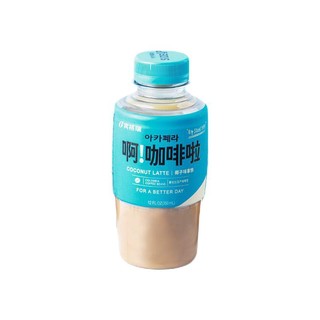 Binggrae 宾格瑞 啊！咖啡啦 拿铁 椰子味 350ml*6瓶