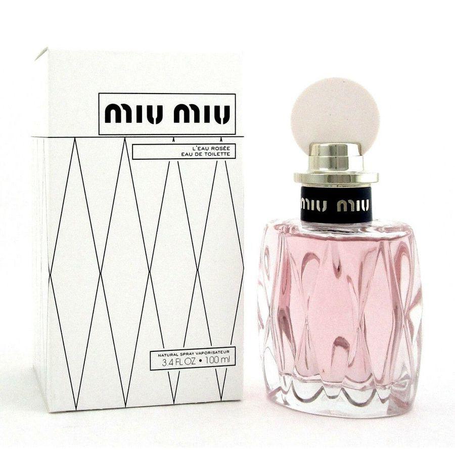 Miu Miu Ladies L'Eau Rosee EDT Spray 3.4 oz (Tester) Fragrances 3614223487615