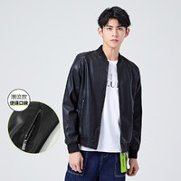 Semir 森马 男士皮夹克 18A010081303