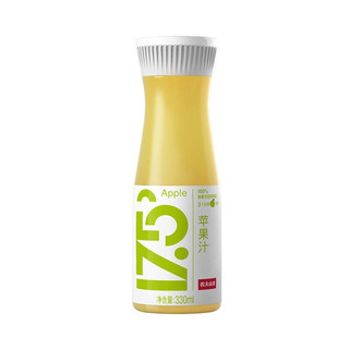 17.5°NFC苹果汁（冷藏型）100%鲜果冷压榨果汁礼盒装330ml*4瓶