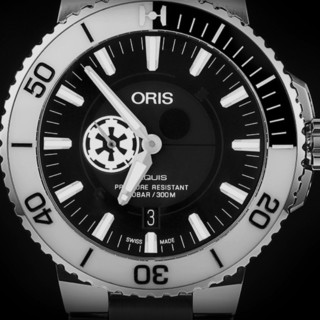 ORIS 豪利时 潜水AQUIS系列 43.5毫米自动上链腕表 74377344184MB 星球大战限量款