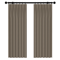 Gafuhome 北欧简约窗帘 拿铁咖 3*2.65m-3.5*2.65m
