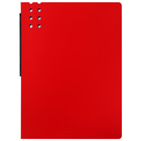 fizz 飞兹 FZ102012 A4磨砂资料册 20页 红色 单个装