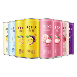 RIO 锐澳 预调酒 微醺新系列 六口味鸡尾酒套装330ml*8罐