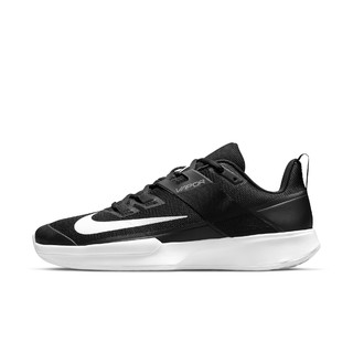 NIKE 耐克 Vapor Lite Hc 男子网球鞋 DC3432-008 黑/白色 45.5