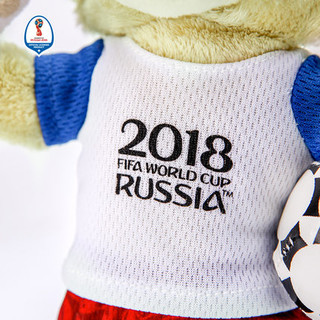 WORLD CUP 2018世界杯吉祥物扎比瓦卡毛绒玩偶玩具公仔礼物 18cm
