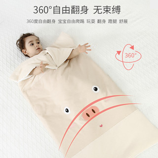 PLUS会员：七彩博士 婴儿秋冬加厚防踢被睡袋 160g