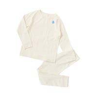 ALL BLU 幼岚 AO21C3034 儿童保暖内衣套装 雾白 120cm