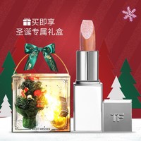 TOM FORD 汤姆福特唇膏 TF口红50朱砂痣51圣诞限量N1黑管100 白管108 限量版雪映流光唇膏 #Sunlit Rose