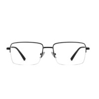 Helen Keller 海伦凯勒&ZEISS 蔡司 H9320 哑黑色钛合金眼镜框+佳锐系列 1.60折射率 非球面镜片
