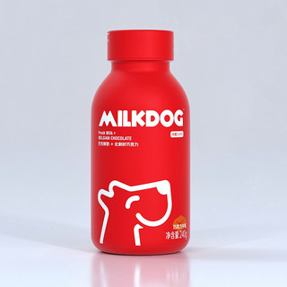 MILKDOG 每一克 全脂巴氏杀菌调制乳 240g*8瓶