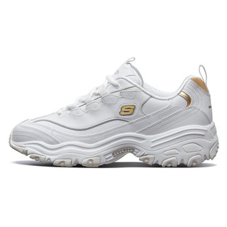 SKECHERS 斯凯奇 D'lites 1.0 男子休闲运动鞋 52676/WGD 白金 42