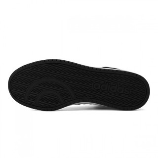 adidas NEO Hoops 2.0 Mid 男子运动板鞋 FY8617 白黑 40