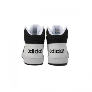 adidas NEO Hoops 2.0 Mid 男子运动板鞋 FY8617 白黑 40