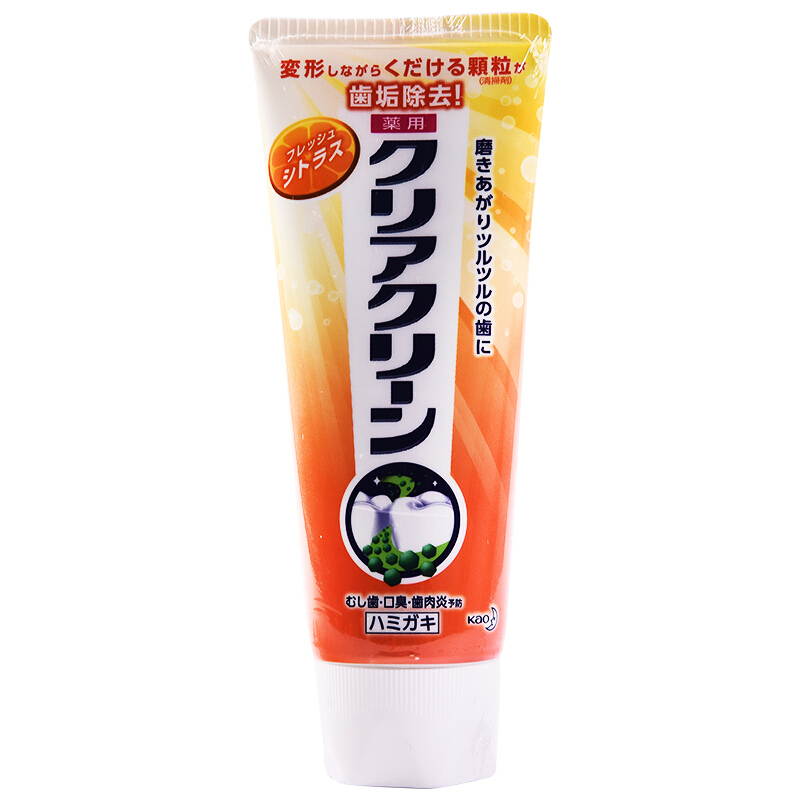 kao 花王 新鲜柑橘去牙结石净白牙膏  130g