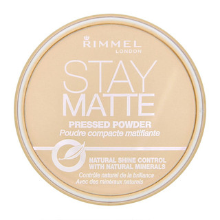 RIMMEL Rimmel 芮谜 哑光控油定妆蜜粉饼 14g Transparent*3