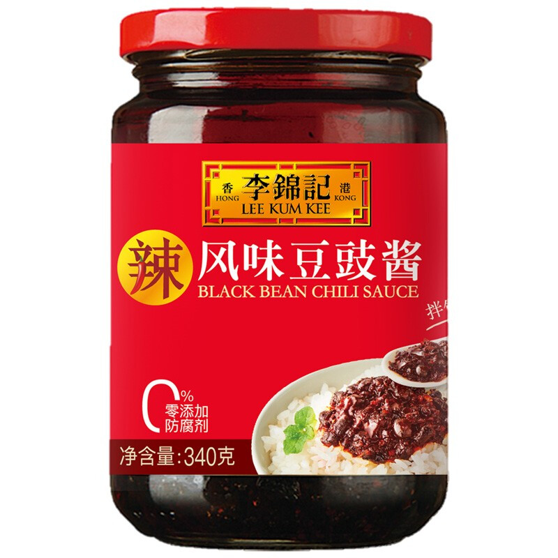 李锦记 风味豆豉酱 340g