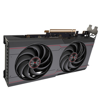 SAPPHIRE 蓝宝石 AMD RADEON RX 6600 XT 8G D6 白金版OC 显卡 8GB 黑色