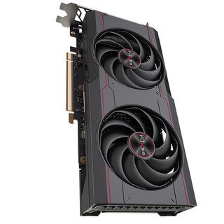 SAPPHIRE 蓝宝石 AMD RADEON RX 6600 XT 8G D6 白金版OC 显卡 8GB 黑色