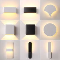 北欧卧室床头壁灯简约现代LED时尚个性艺术客厅走廊过道墙壁灯具（热情5W）