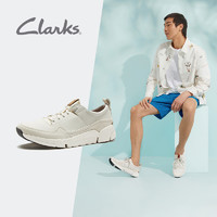 clarks其乐男鞋经典跑步鞋男户外休闲鞋男运动鞋舒适低帮鞋子男（41、灰色 261390467）