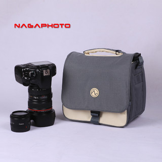 纳伽/CD11单肩摄影包 适合单反微单佳能R5/6相机包1机1镜 防水（晴朗的青海湖）